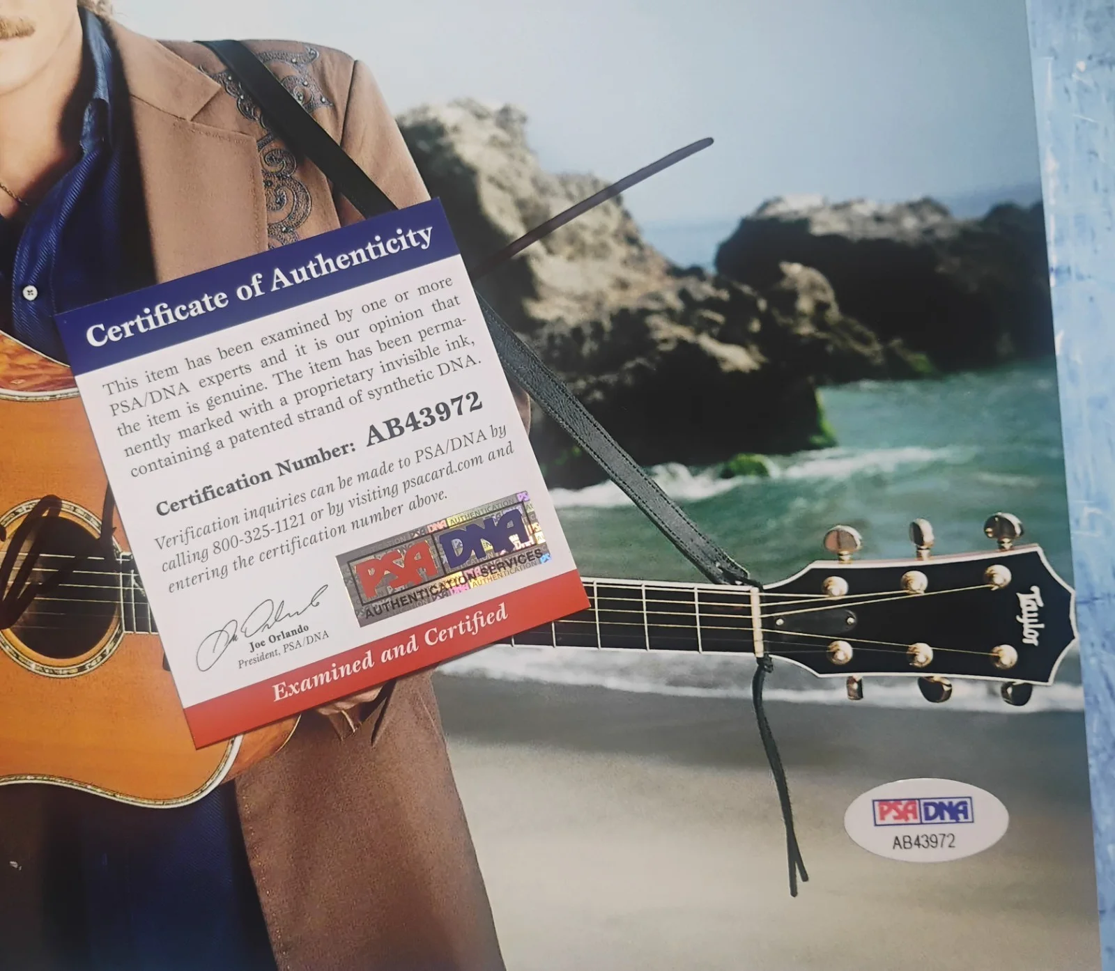 Alan Jackson Hand Signed PSA COA 8x10 Photo NO US TARIFFS, image 4