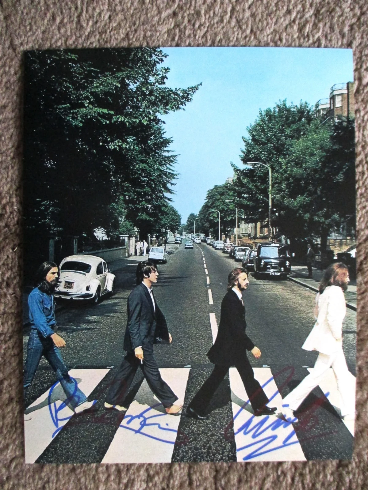 Paul McCartney & Ringo Starr Autographed 8x10, image 2