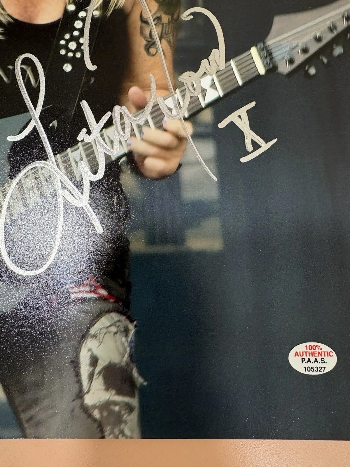 Lita Ford Autographed 8 X 10 Photo PAAS COA Sticker 327, image 3