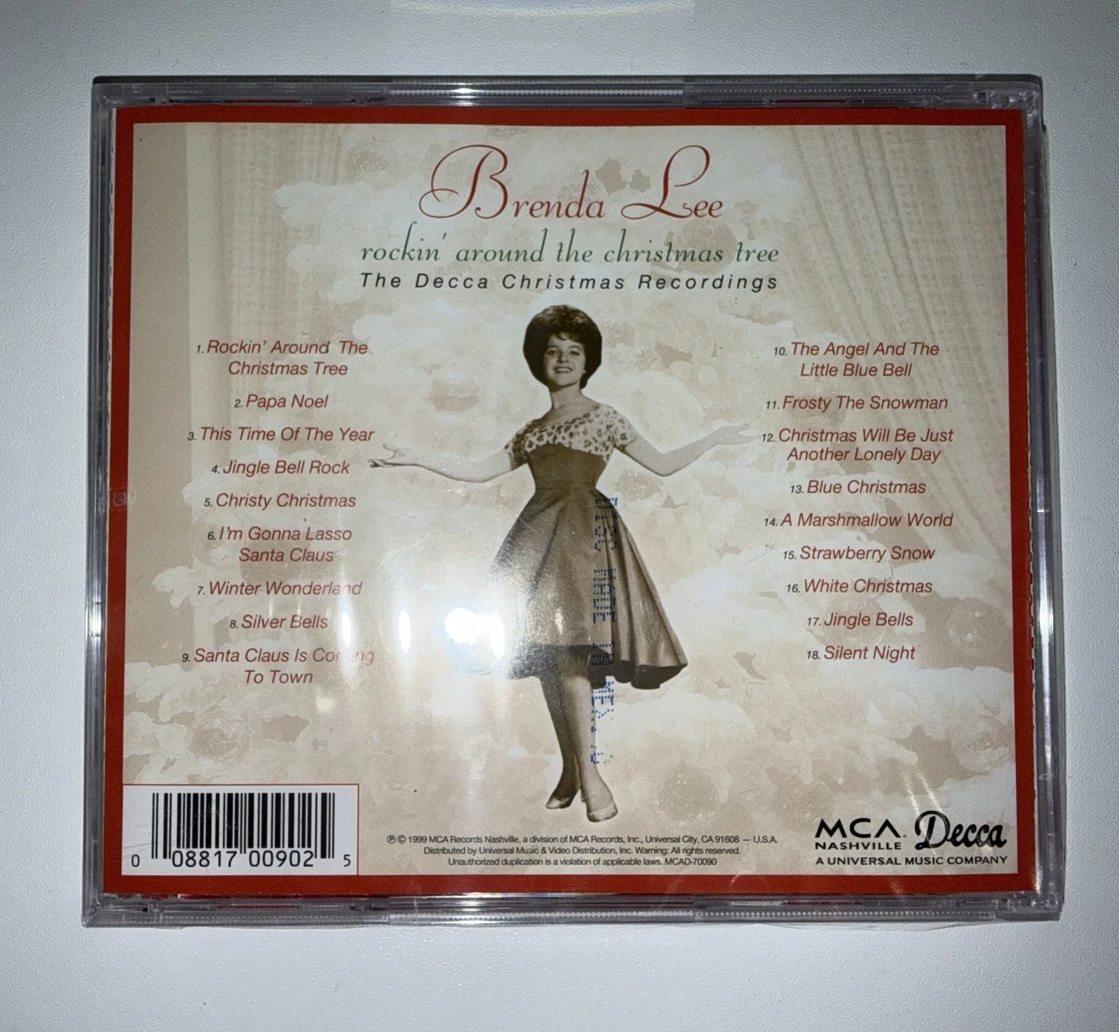 Brenda Lee - Rockin' Around The Christmas Tree (CD) New Still Sealed, изображение 2