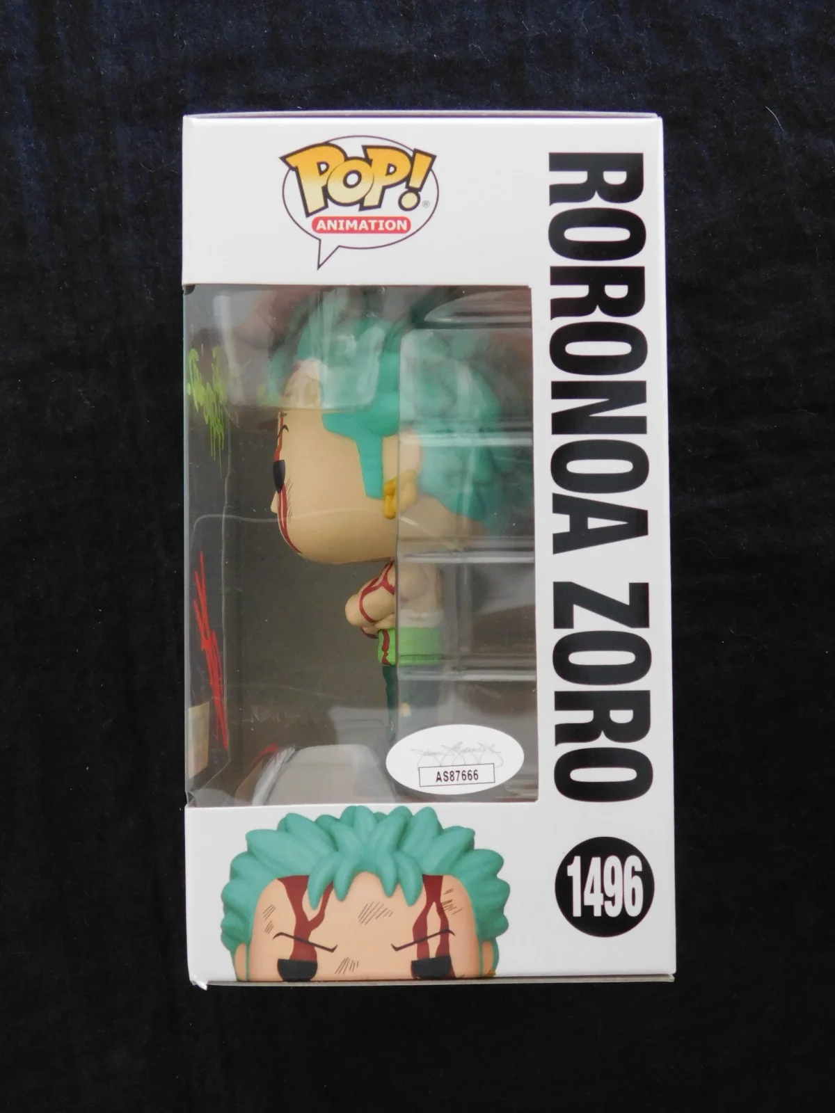 Christopher Sabat — Christopher Sabat Signed Roronoa Zero Funko Pop 327 - JSA Authentication, image 2