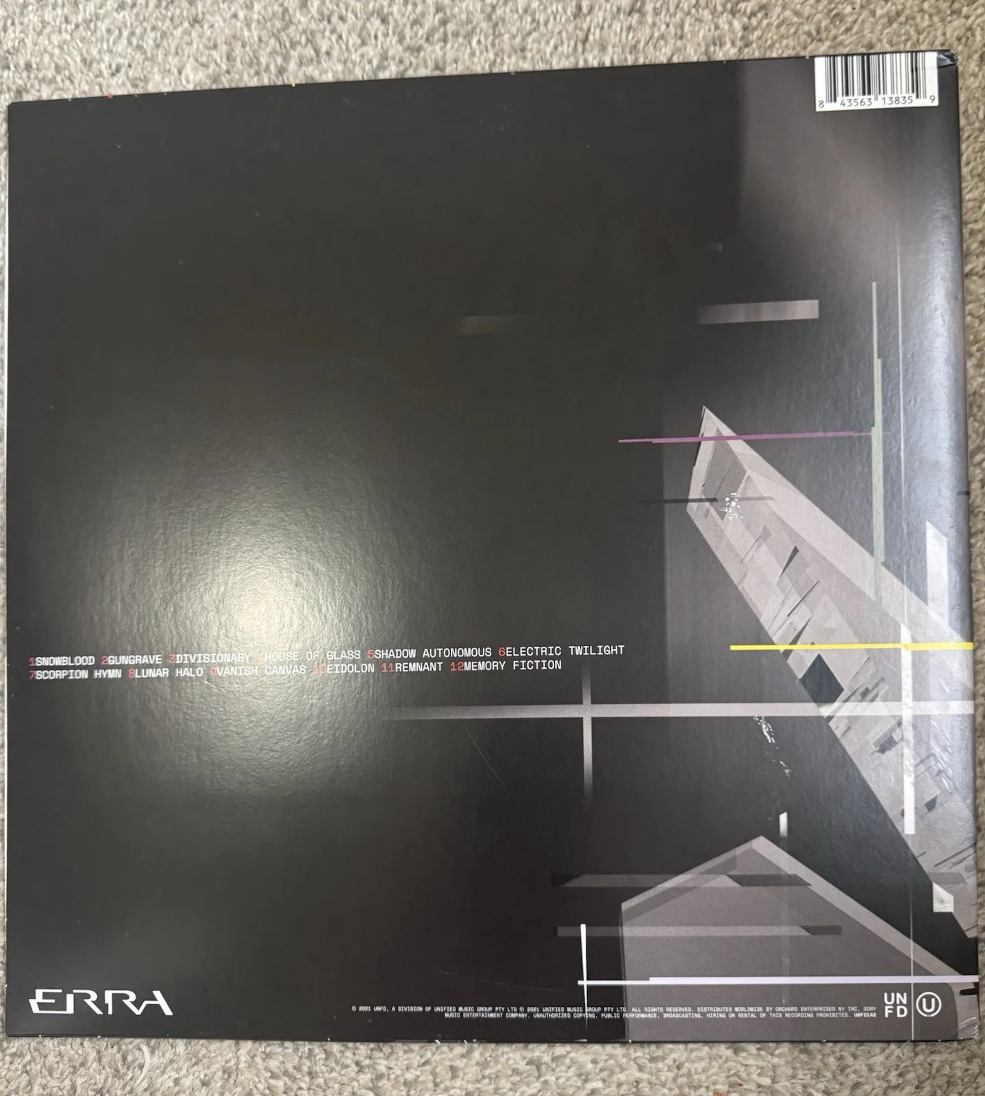 ERRA - Self-Titled - Signed Vinyl, изображение 2