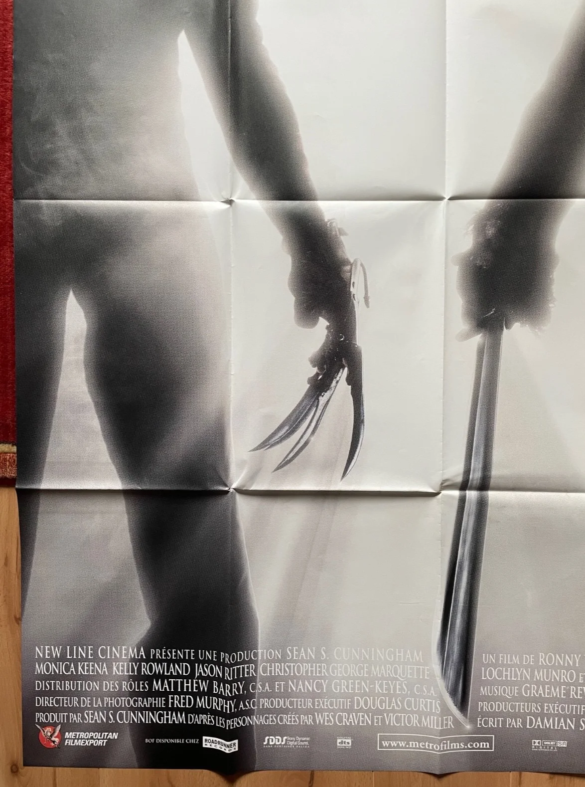 FREDDY VS. JASON (2003) Original French Movie Poster Robert Englund, Wes Craven, изображение 4