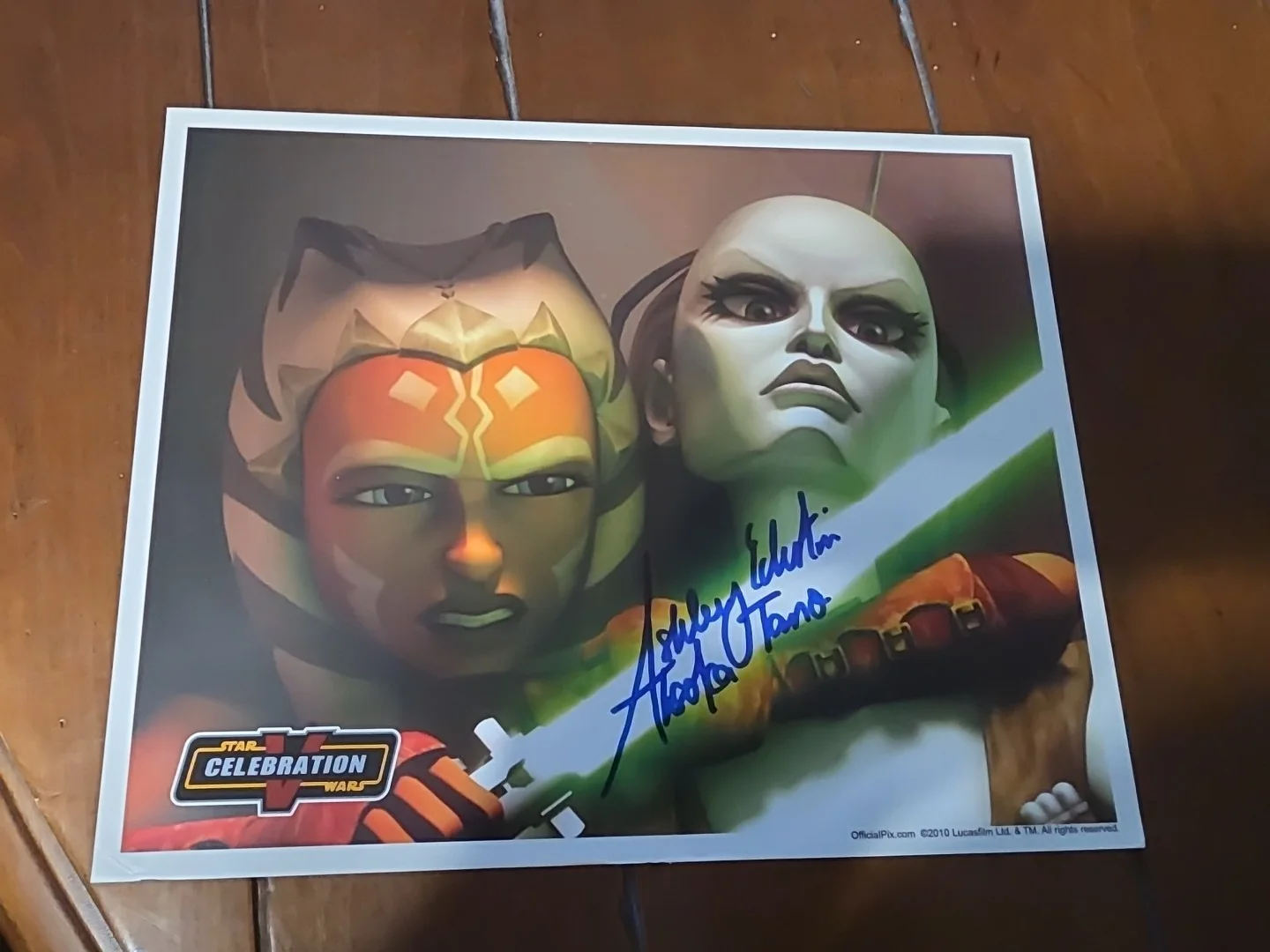 Ashley Eckstein — Signed Ashley Eckstein Autographed 8"x10" Photo Star Wars Celebration V