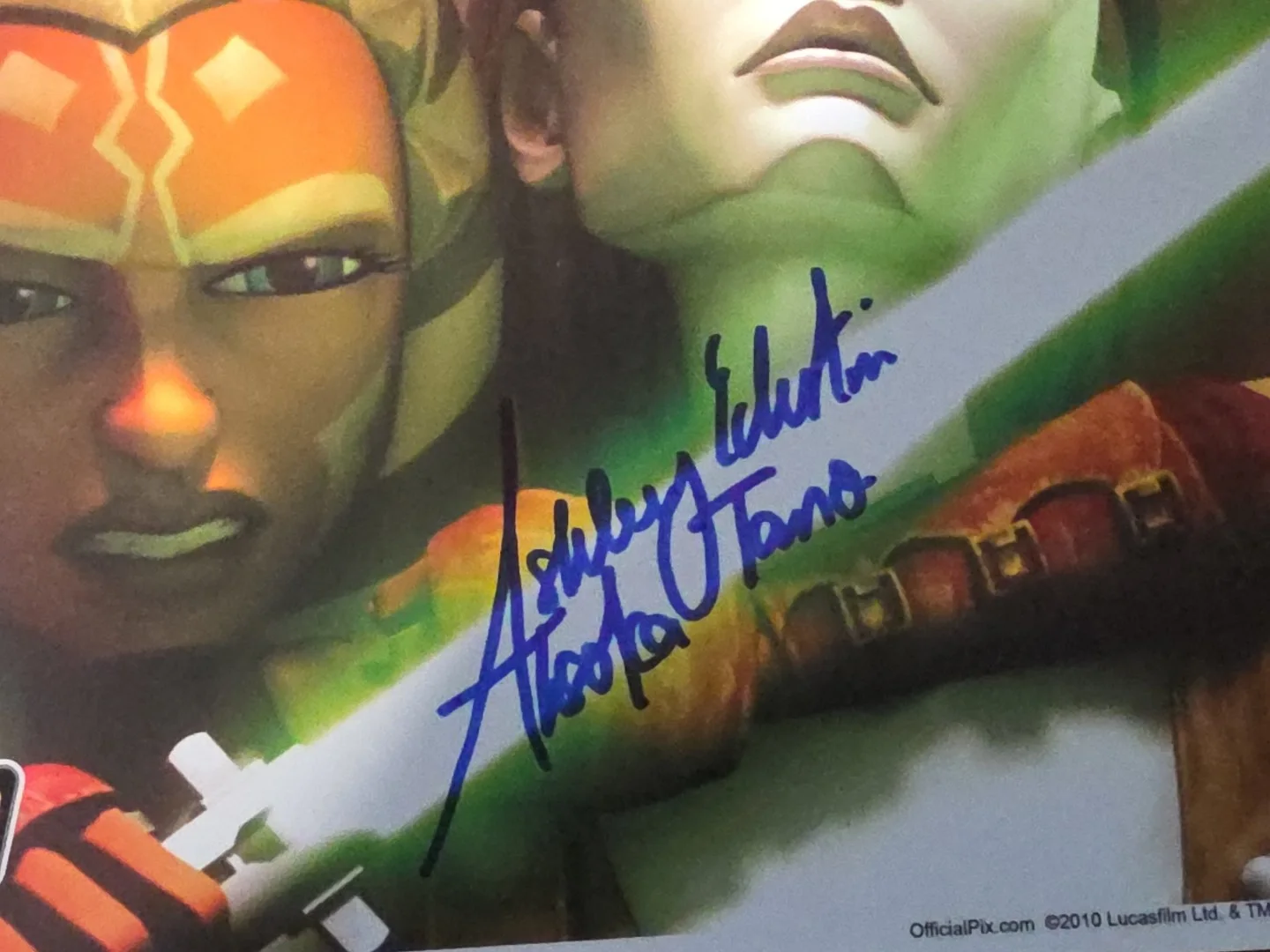 Ashley Eckstein — Signed Ashley Eckstein Autographed 8"x10" Photo Star Wars Celebration V, image 2