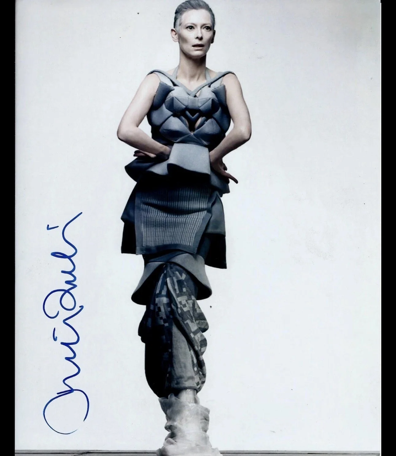 Tilda Swinton — Tilda Swinton signed 8x10 photo. Oscar Winner. Michael Clayton