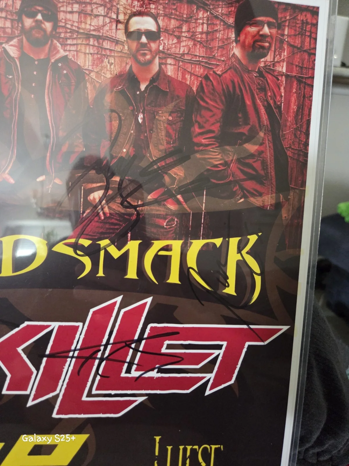 GODSMACK SIGNED AUTOGRAPHED 11X17 POSTER SIGNED X4 No Reserve!, image 4