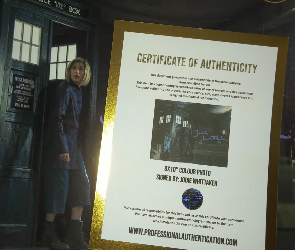 Jodie Whittaker Hand Signed 8x10 Photo COA Doctor Who NO US TARIFFS, image 4