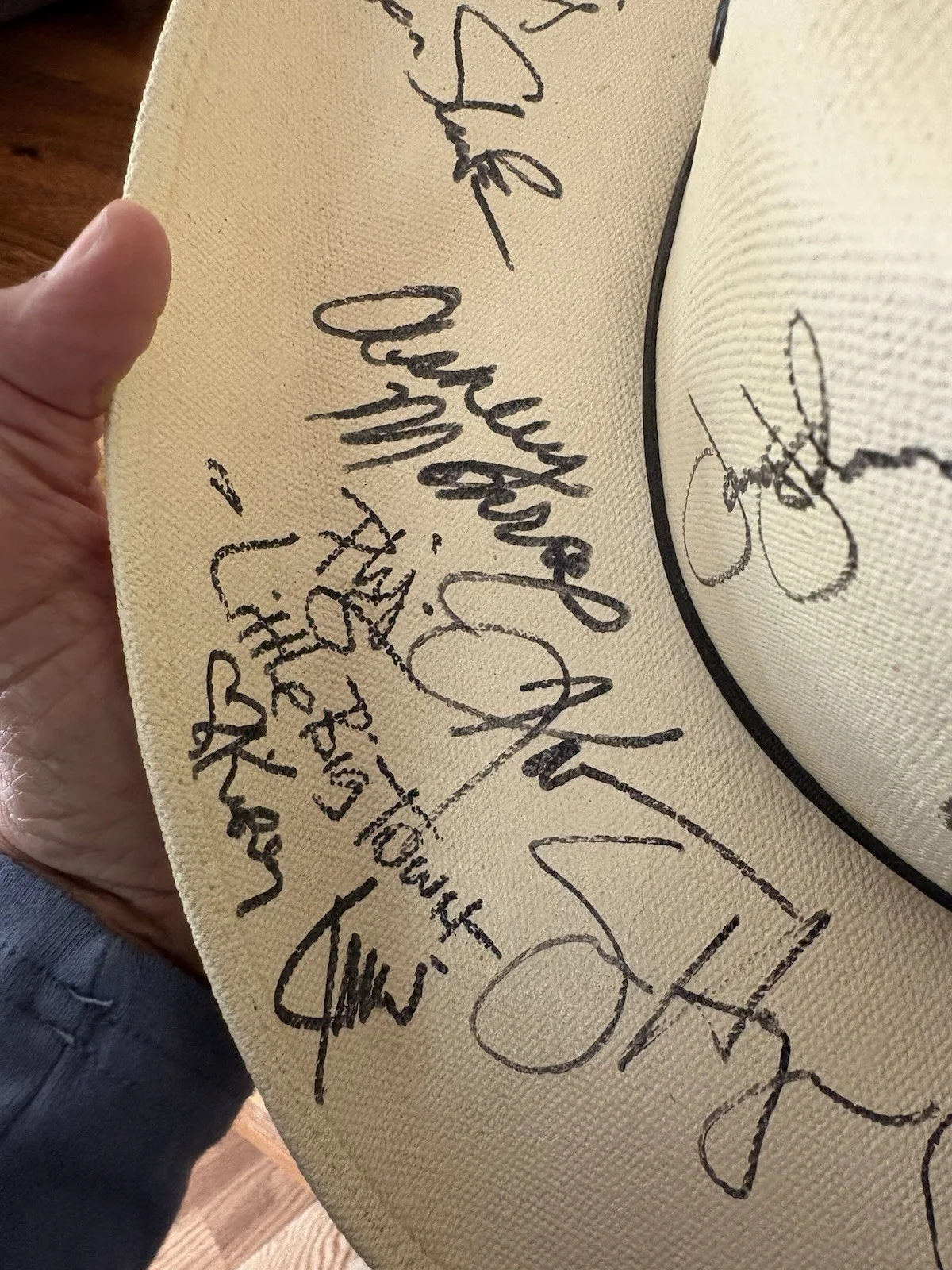Signed Country artist Hat 2006 Eric Church , Carrie Underwood, Jamey Johnson, изображение 2