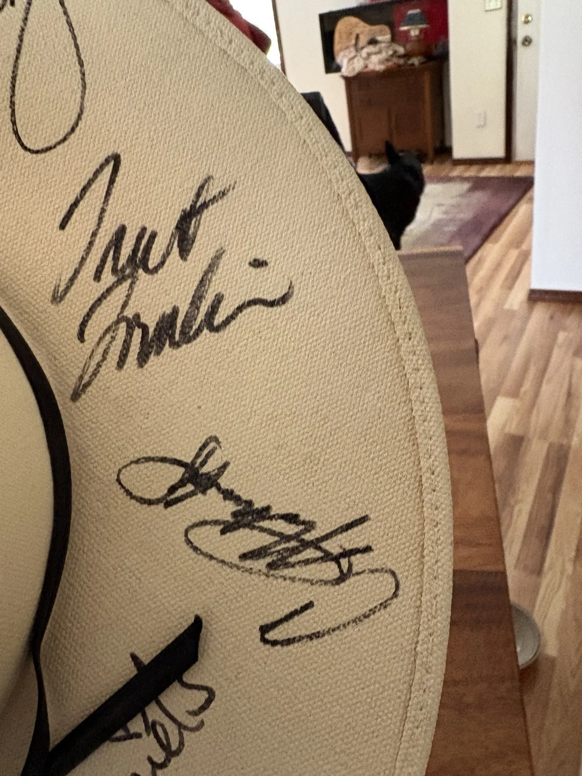 Signed Country artist Hat 2006 Eric Church , Carrie Underwood, Jamey Johnson, изображение 5