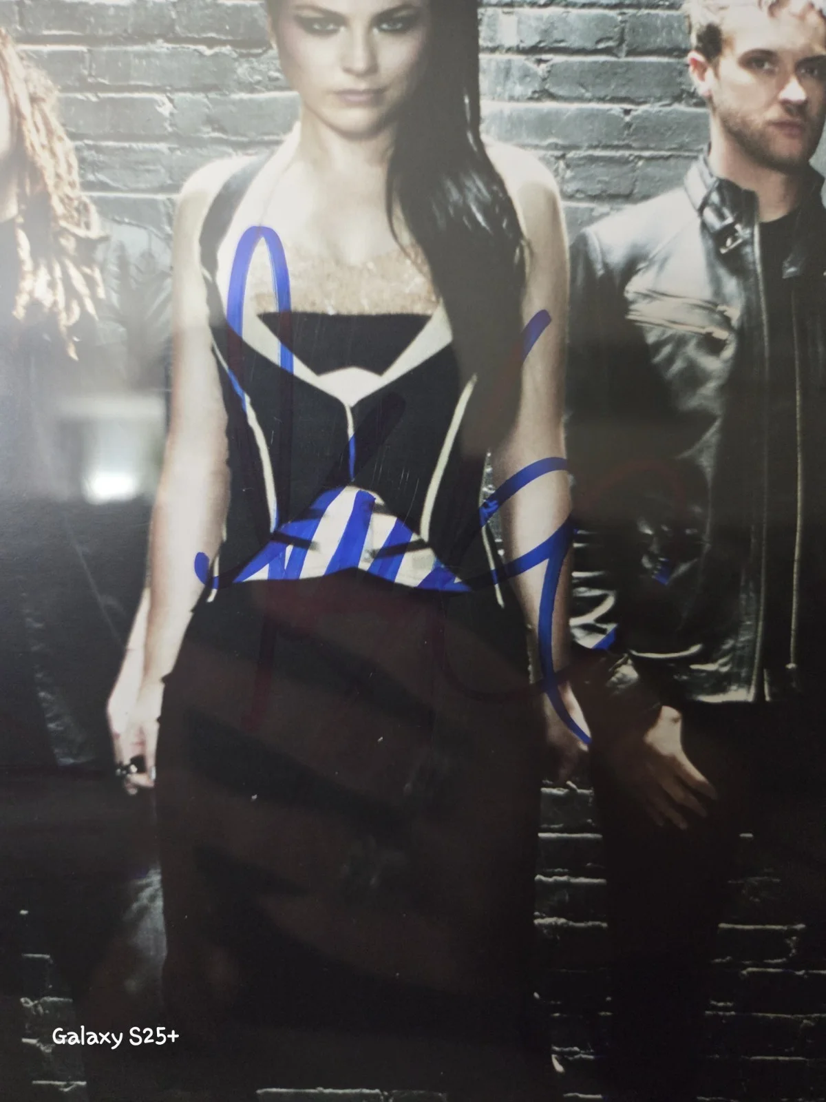 Evanescence Signed Autographed 11x17 Concert Poster Signed X5 Chevelle, image 2