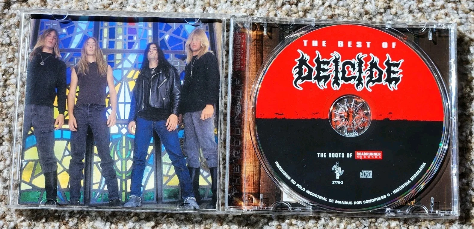 Signed DEICIDE "Best Of" CD AUTOGRAPHED By Glen & Steve Original Metal Album, изображение 4