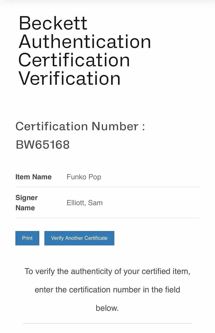 Sam Elliott — Sam Elliott signed "Shea Brennan" Funko #1447 (1883) - Beckett COA, изображение 5