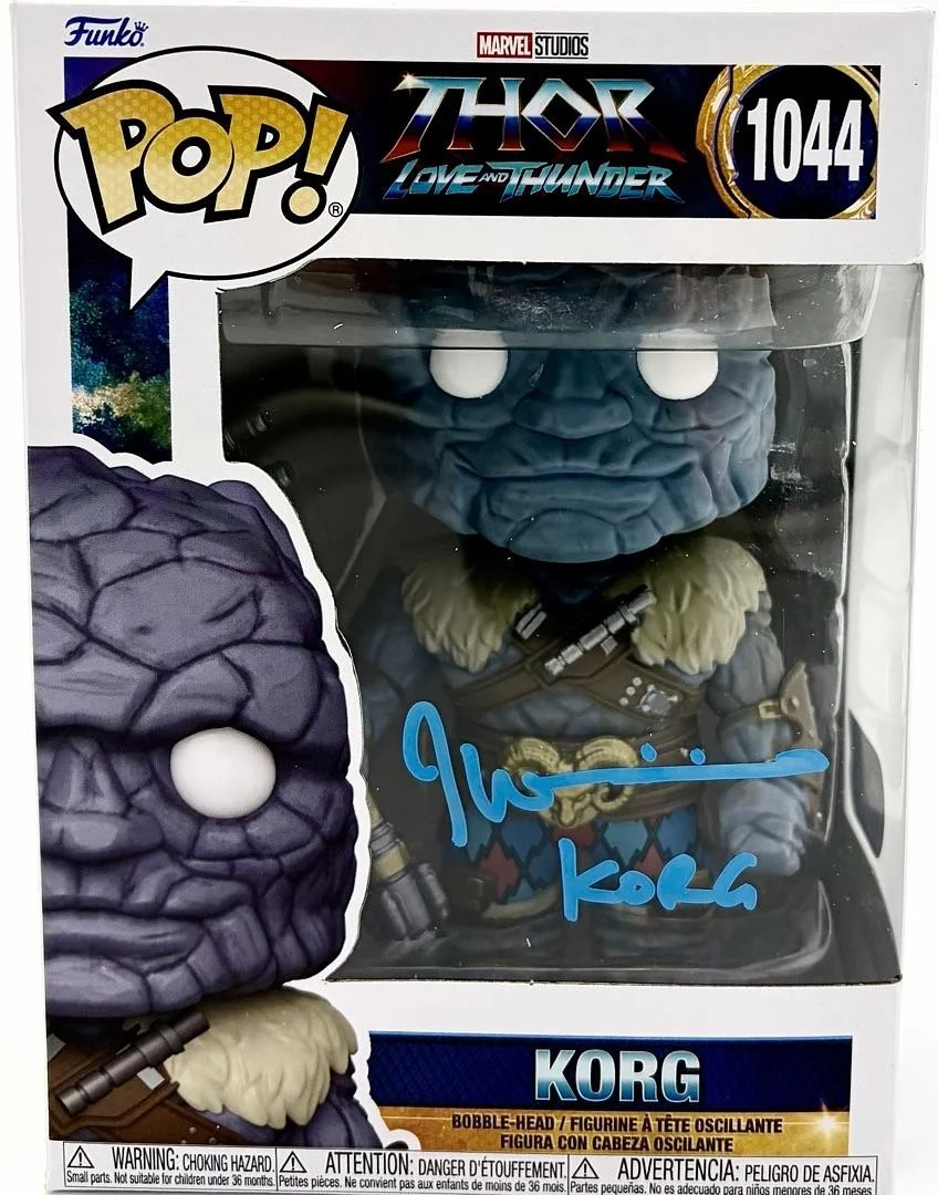 Taika Waititi — Taika Waititi signed "Korg" signed Funko #328 (Thor) - SWAU COA