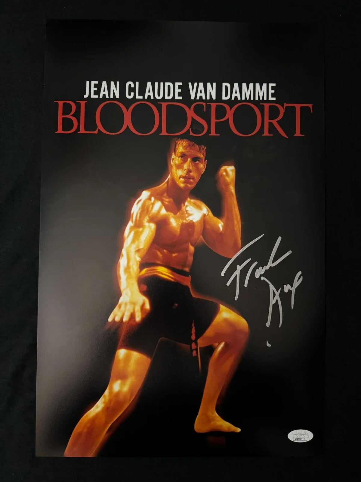 Frank Dux — Frank Dux signed Bloodsport 11X17 Photo W/ JSA COA