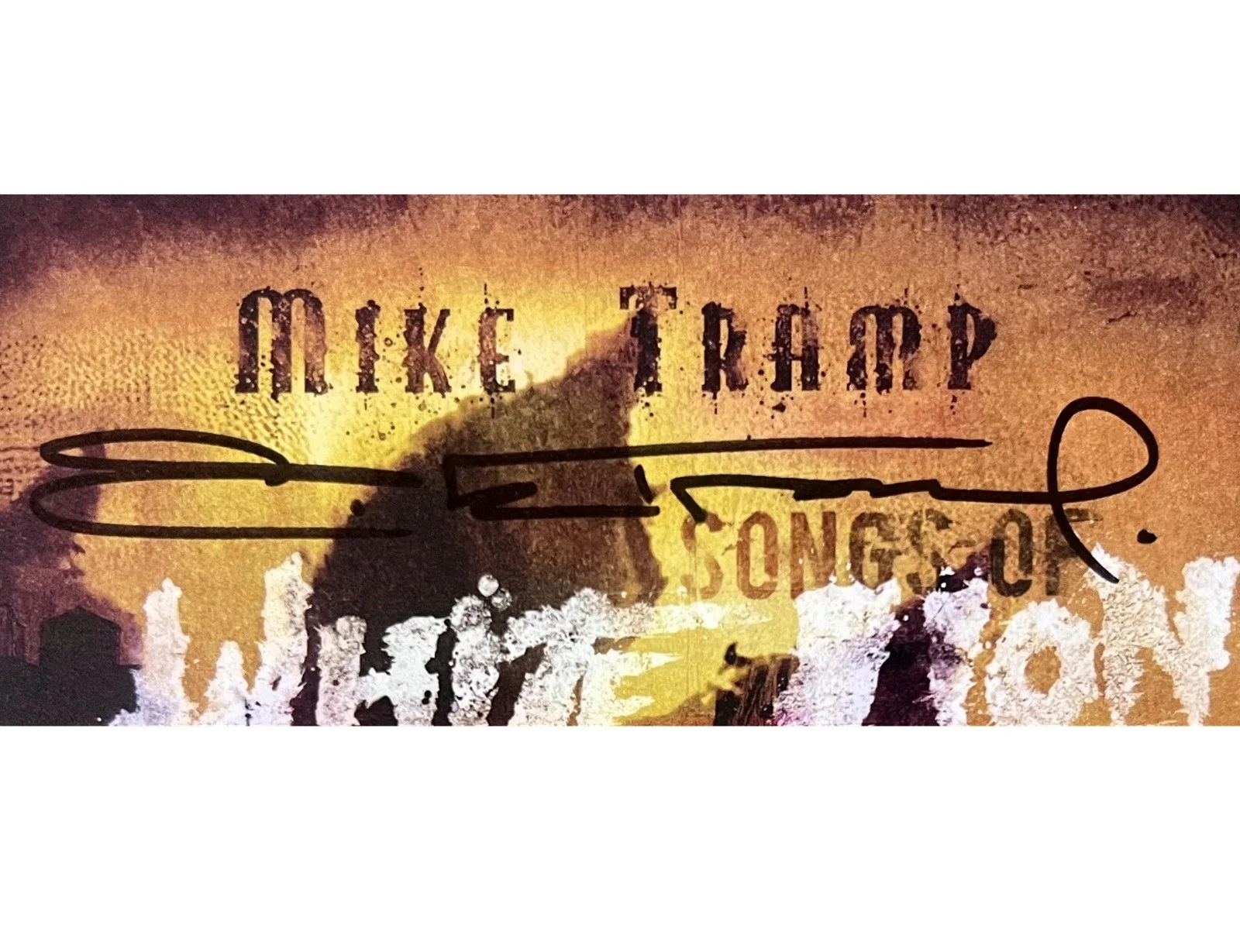 MIKE TRAMP Songs Of White Lion Vol. III Ltd Ed RARE Signed Album Art Card!, изображение 2