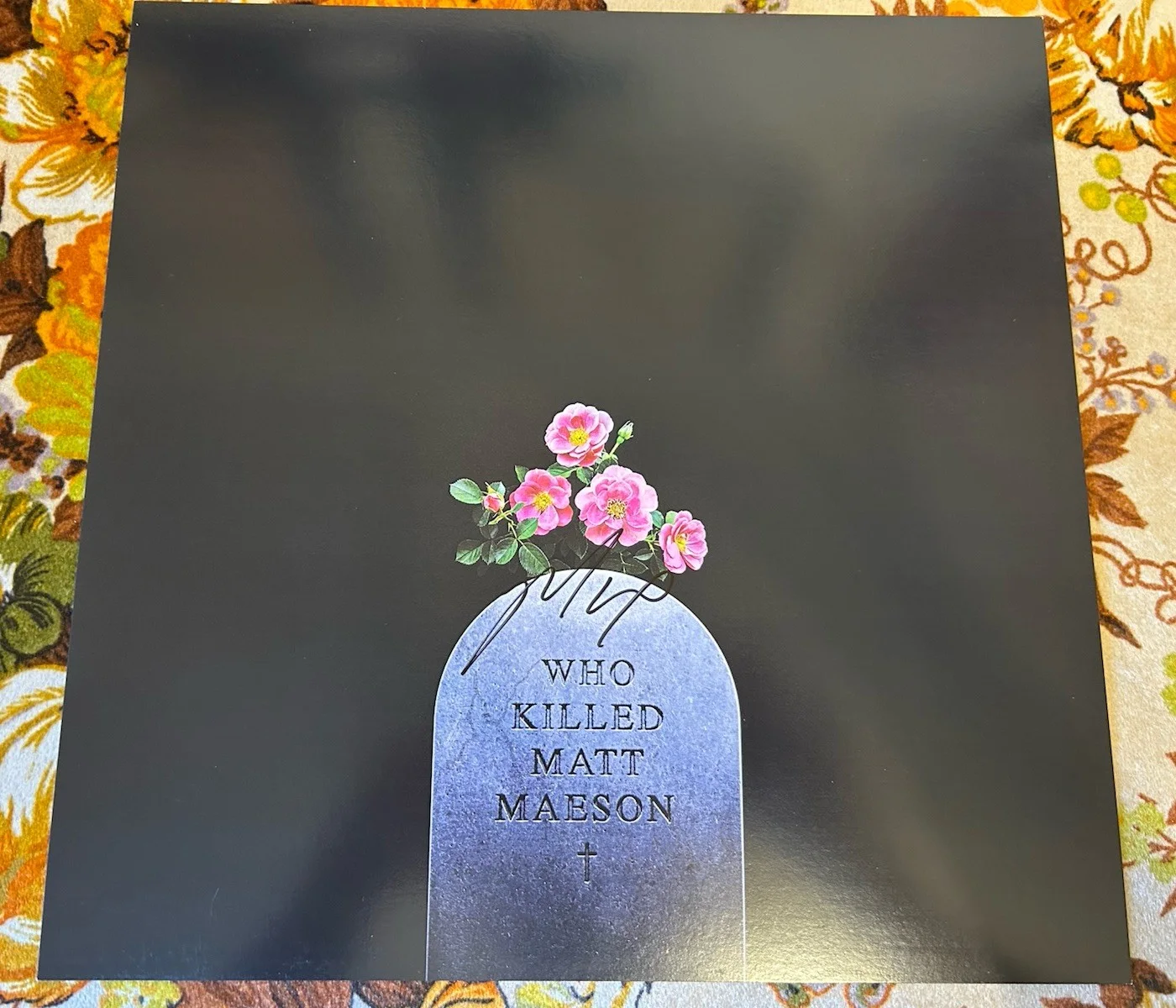 SIGNED Matt Maeson Who Killed Matt Maeson Vinyl w/Print Limited To 25, image 3
