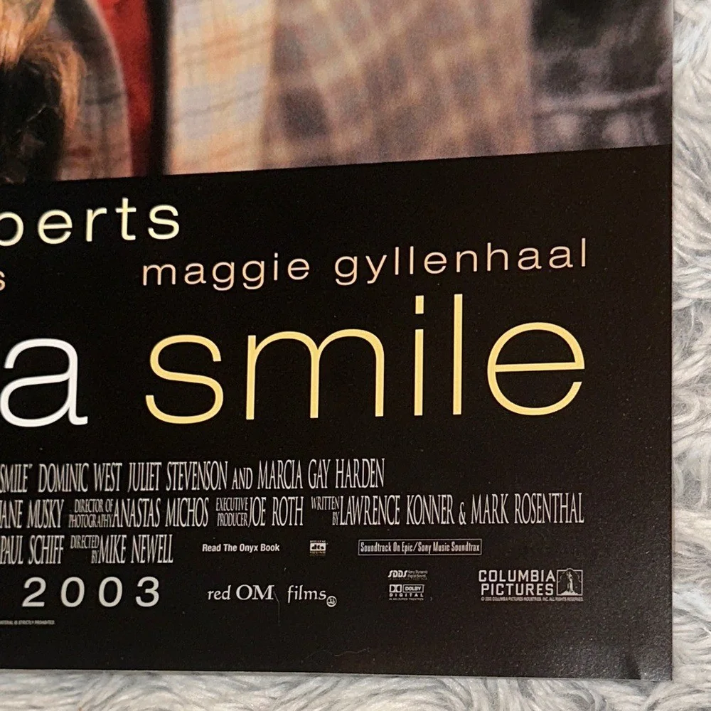 Mona Lisa Smile Movie Poster Vintage 2003 Mini 11 x 17 Julia Roberts Stiles, изображение 5