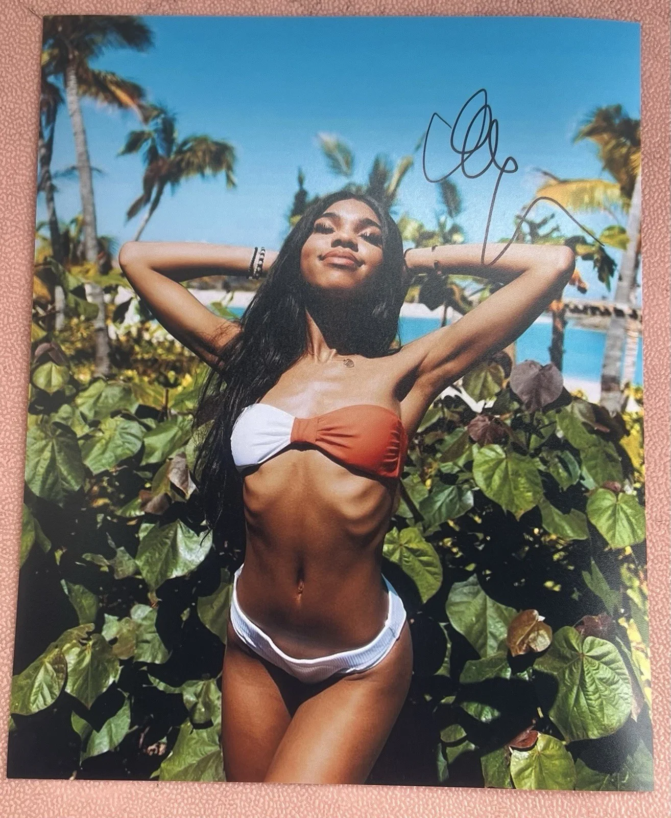 TEALA DUNN — TEALA DUNN IN PERSON SIGNED 8X10 COLOR PHOTO 4 COA