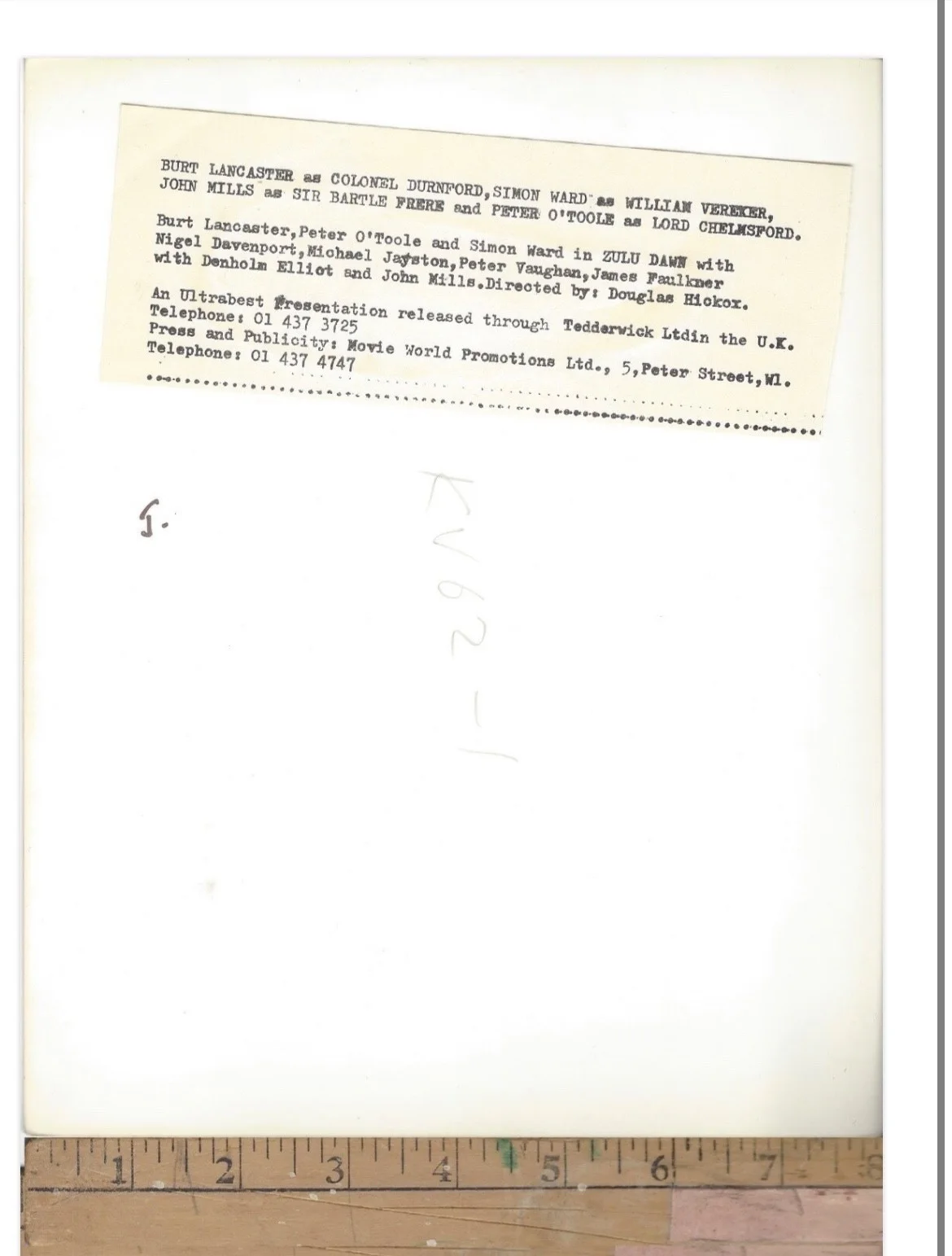 PETER O’TOOLE+JOHN MILLS+SIMON WARD—SIGNED PHOTO—Lawrence Arabia—David Lean, изображение 2