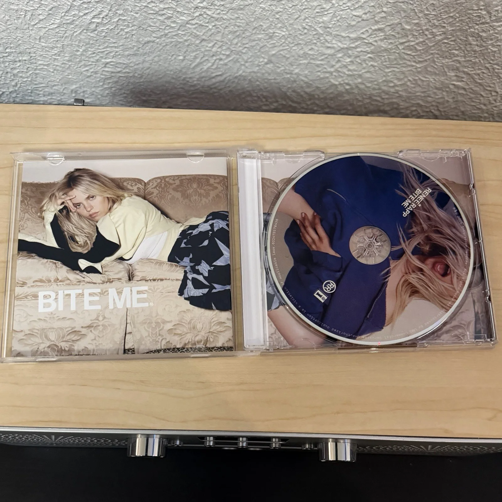 Renee Rapp BITE ME Autographed Signed CD Booklet Barnes & Noble POP, image 3