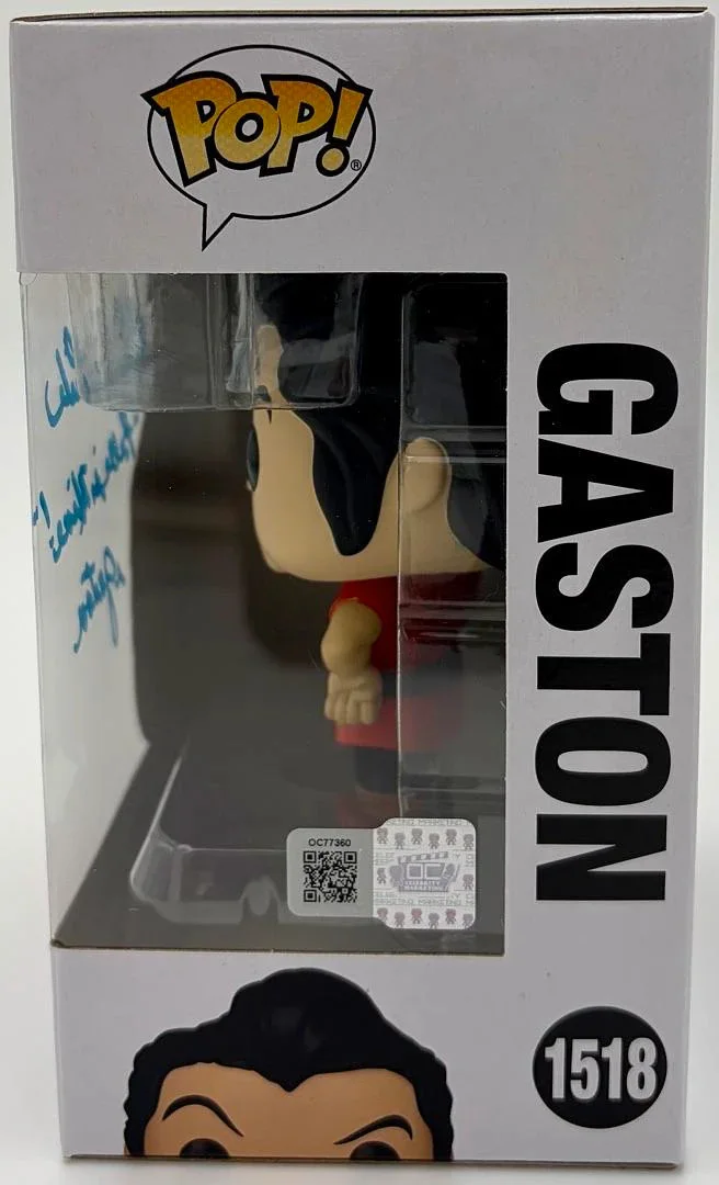 Richard White — Richard White signed "Gaston" Funko #1518 (Disney Villains)-OC Celebrity Mtkg, изображение 3