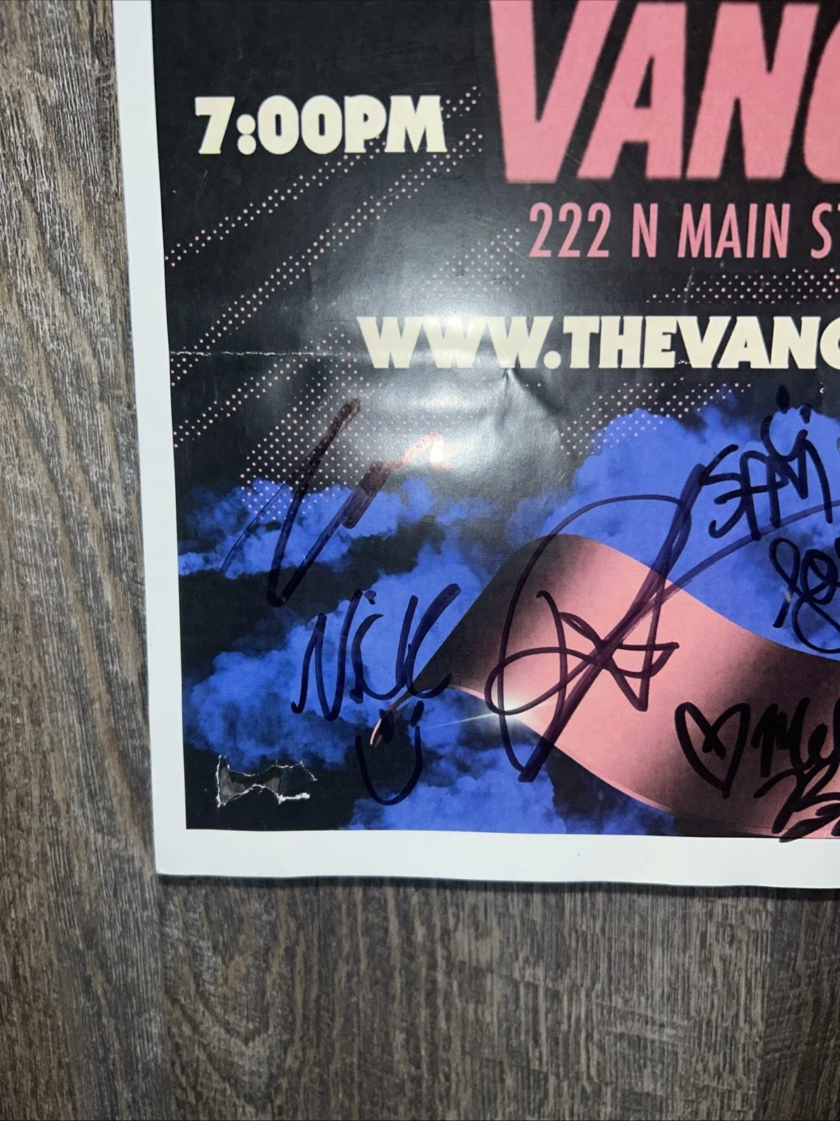 White Reaper 2020 Autographed Tour Poster, image 2
