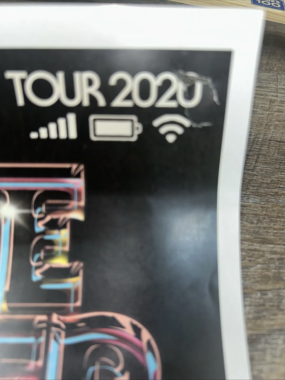 White Reaper 2020 Autographed Tour Poster, image 4