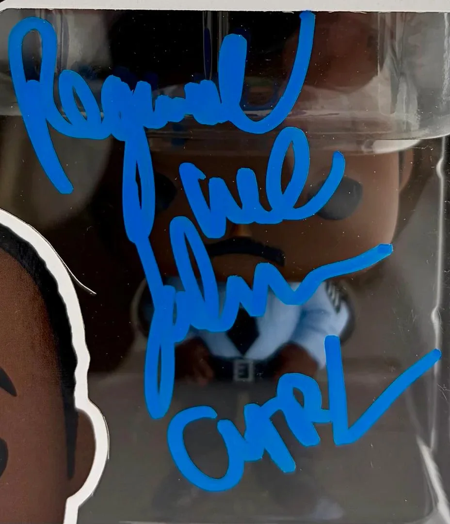 Reginald VelJohnson — Reginald VelJohnson signed "Carl Winslow" Funko #1377 (Family Matters)-Beckett, image 2