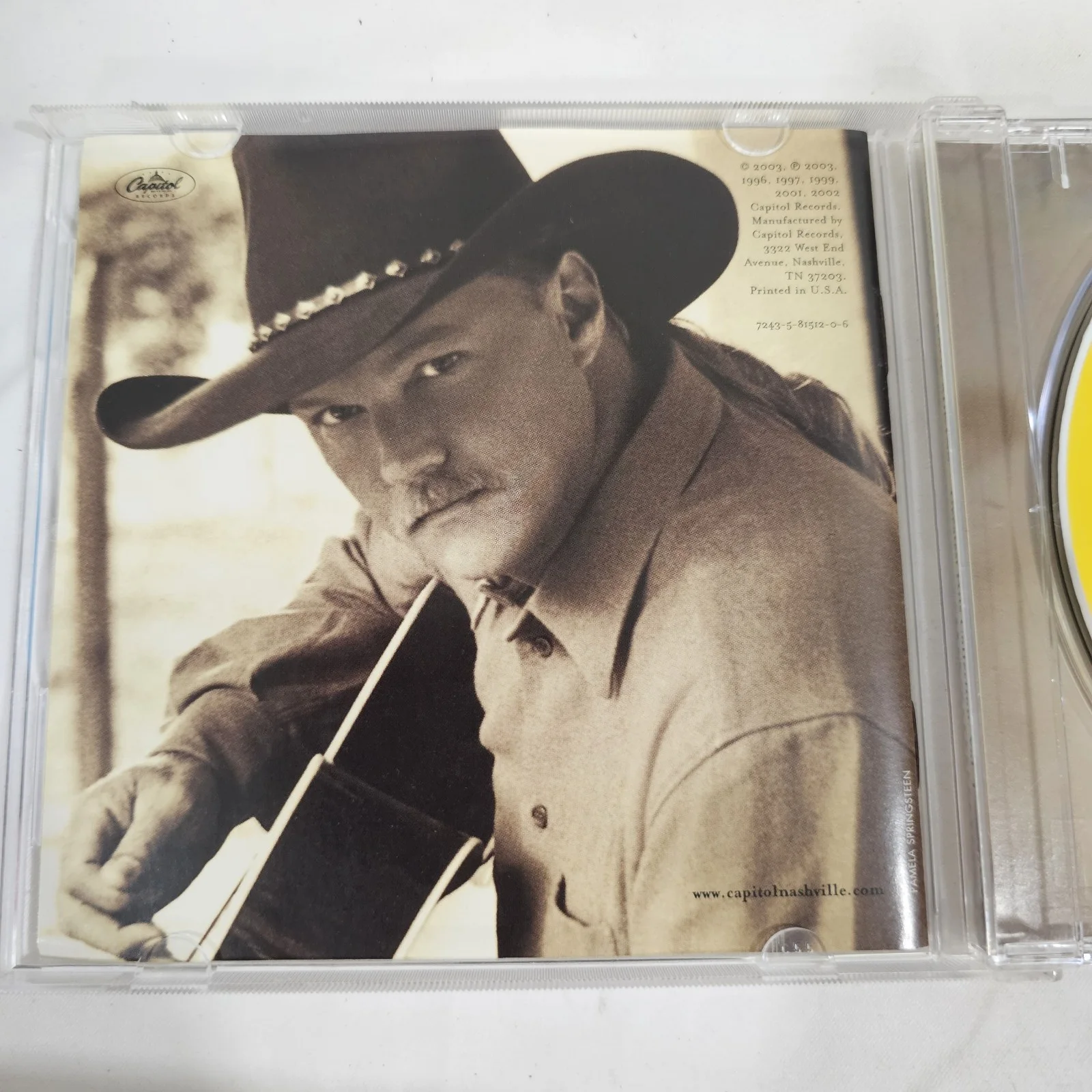 Trace Adkins Signed Cd "Greatest Hits Collection Vol. 1" Autograph, image 4