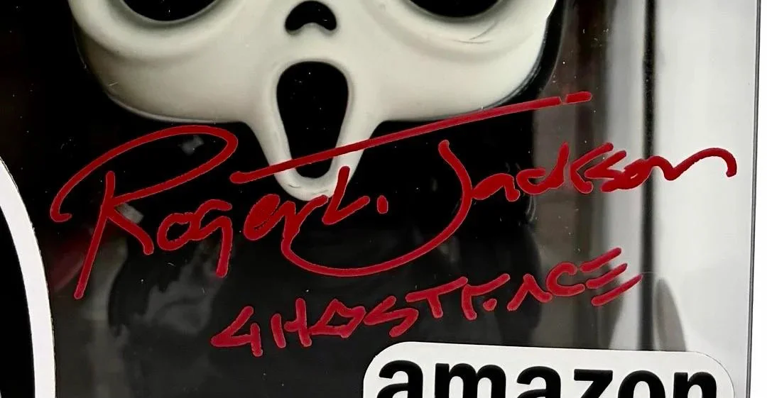 Roger Jackson — Roger Jackson signed "Ghostface" Funko #1607 (Scream) - JSA COA, image 2