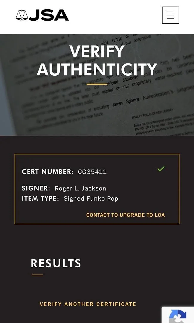 Roger Jackson — Roger Jackson signed "Ghostface" Funko #1607 (Scream) - JSA COA, image 5
