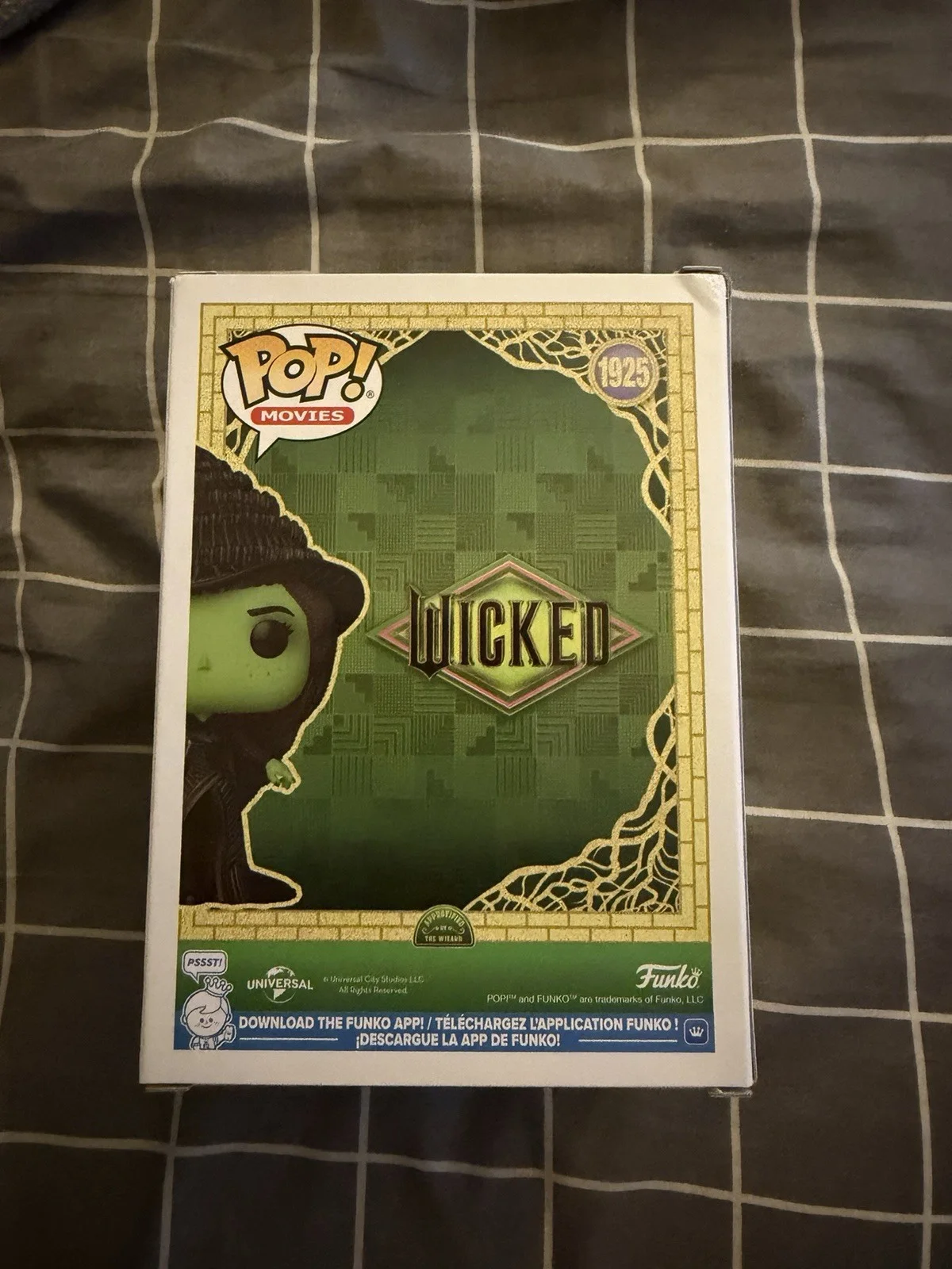 CYNTHIA ERIVO — CYNTHIA ERIVO SIGNED ELPHABA POP FUNKO FIGURE WICKED MOVIE JSA COA, изображение 3