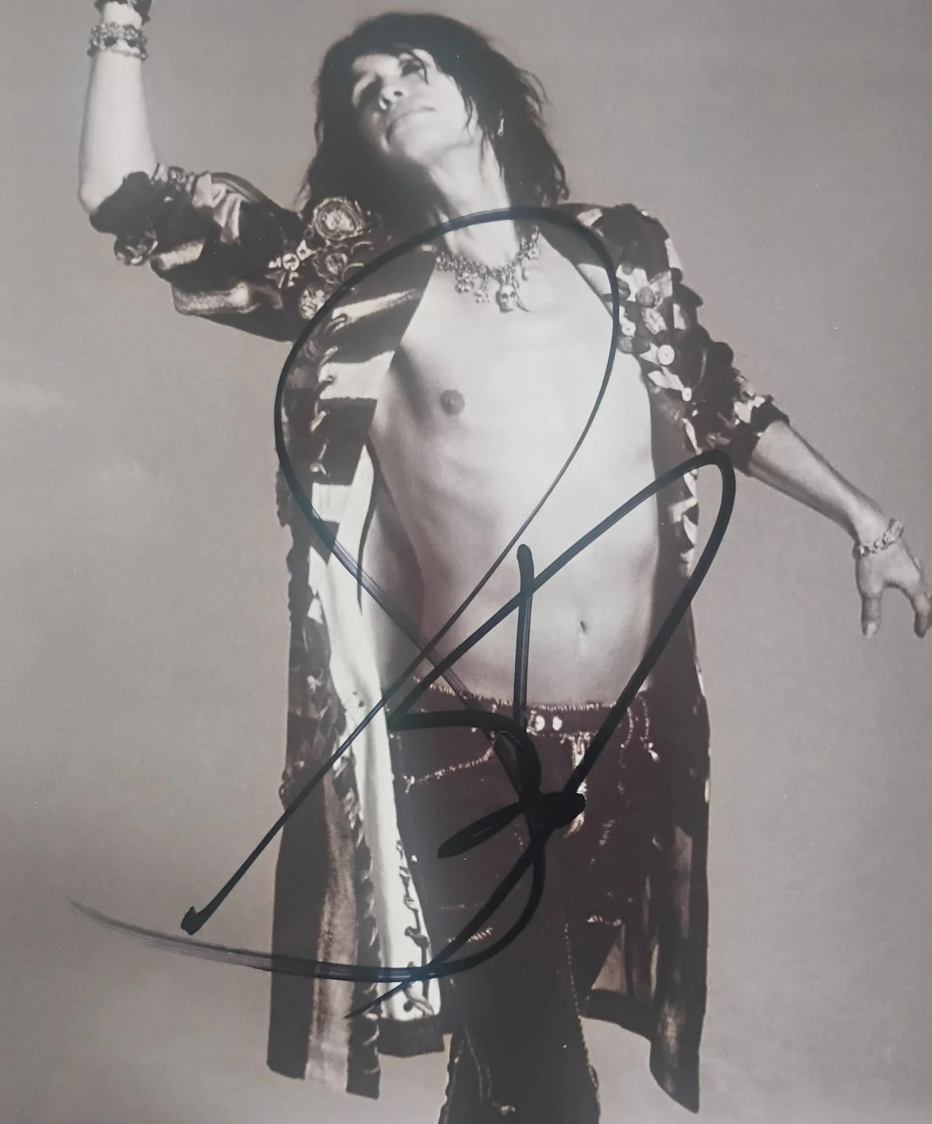 Steven Tyler Hand Signed Autograph Photo COA Aerosmith NO US TARIFFS, изображение 3