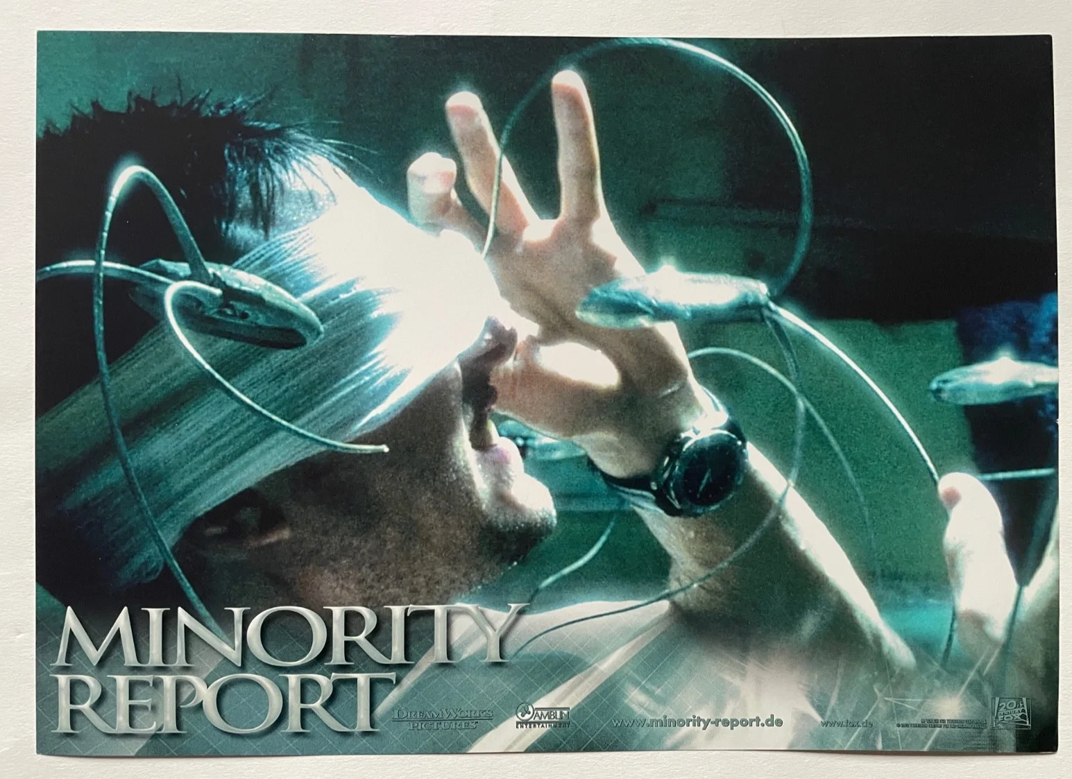 MINORITY REPORT (2002) German Lobby Cards FOH Stills x 8, Tom Cruise, изображение 3