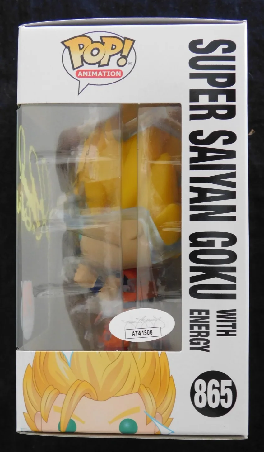 Sean Schemmel — Sean Schemmel Signed Super Saiyan Goku Funko Pop 865 - JSA Authentication, image 2