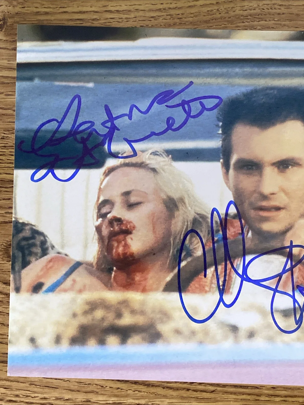 Christian Slater, Patricia Arquette — Christian Slater & Patricia Arquette Autographed 8x10 Photo ‘True Romance’, изображение 2