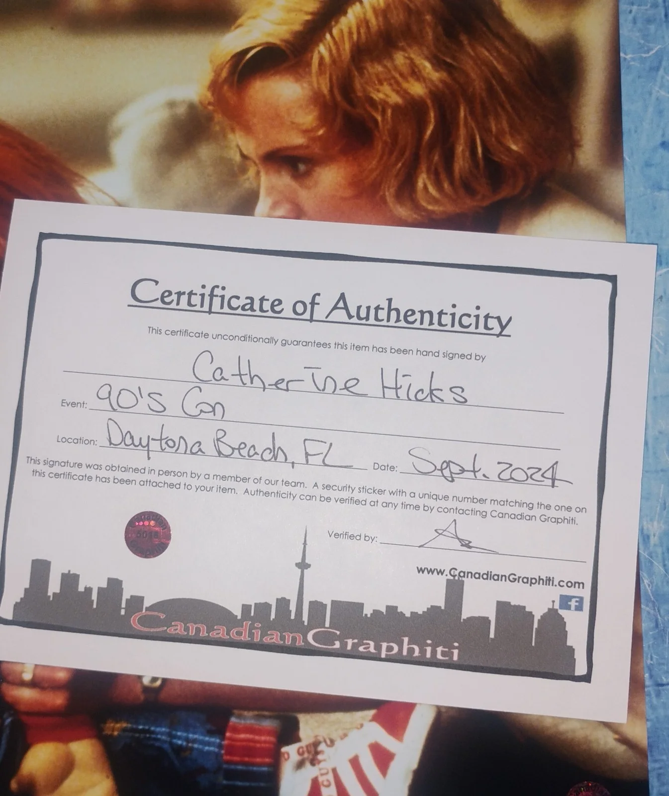 Catherine Hicks Hand Signed Autograph 8x10 Photo COA Child's Play NO US TARIFFS, изображение 4