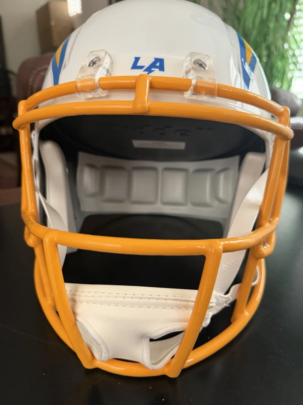 KENNY CHESNEY SIGNED SPEED REPLICA LA Chargers Helmet, image 5