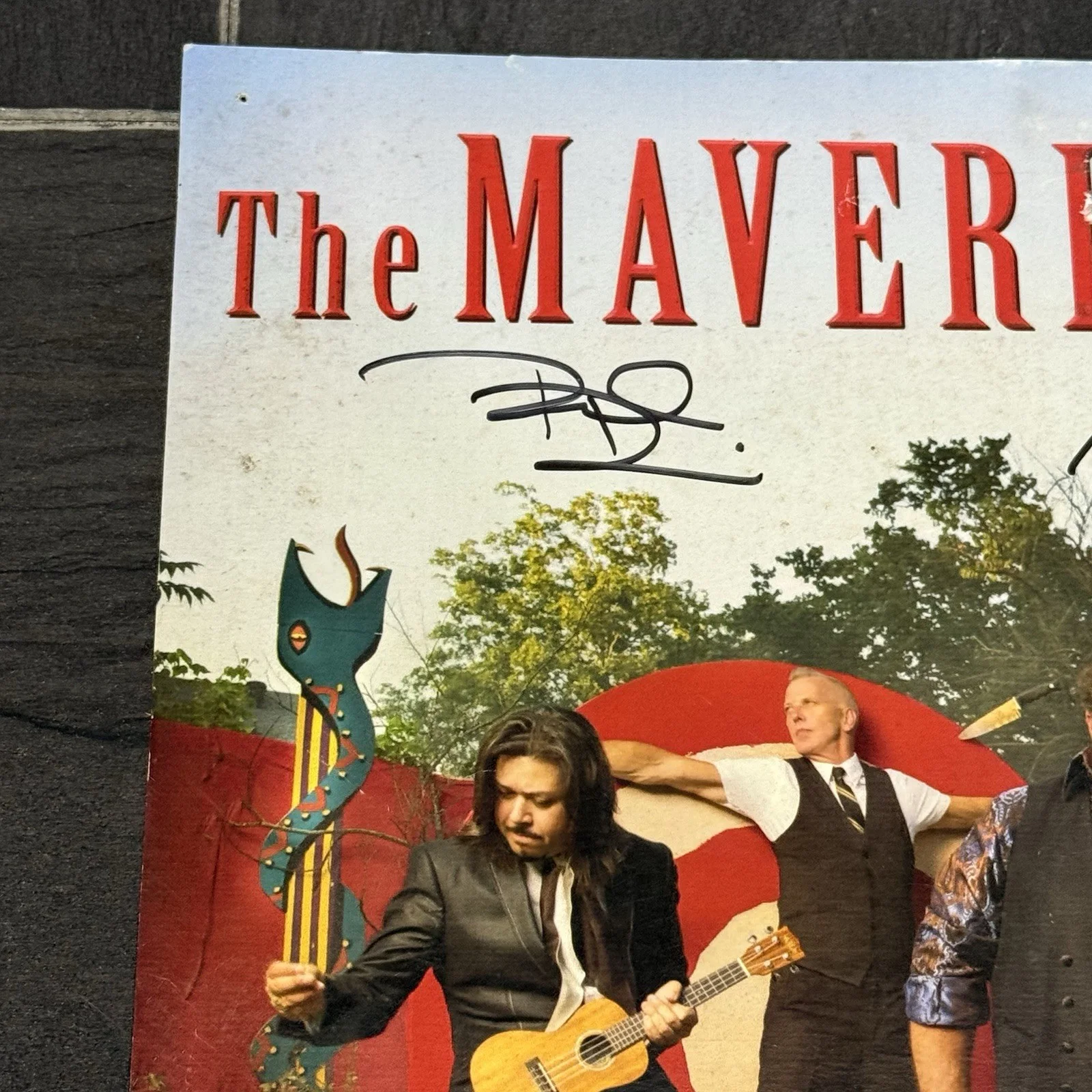 The Mavericks Band In Time Album Poster Signed Autographed Raul Malo, изображение 2