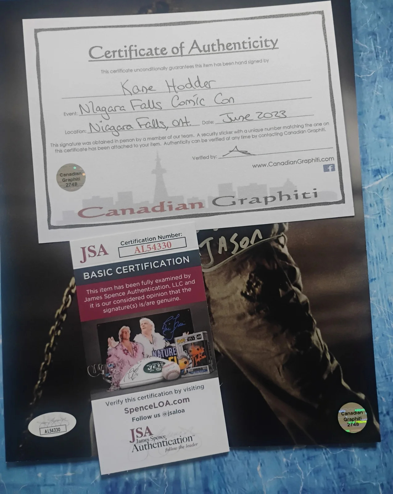 Kane Hodder Hand Signed 8x10 Photo JSA COA Friday The 13th NO US TARIFF, image 4