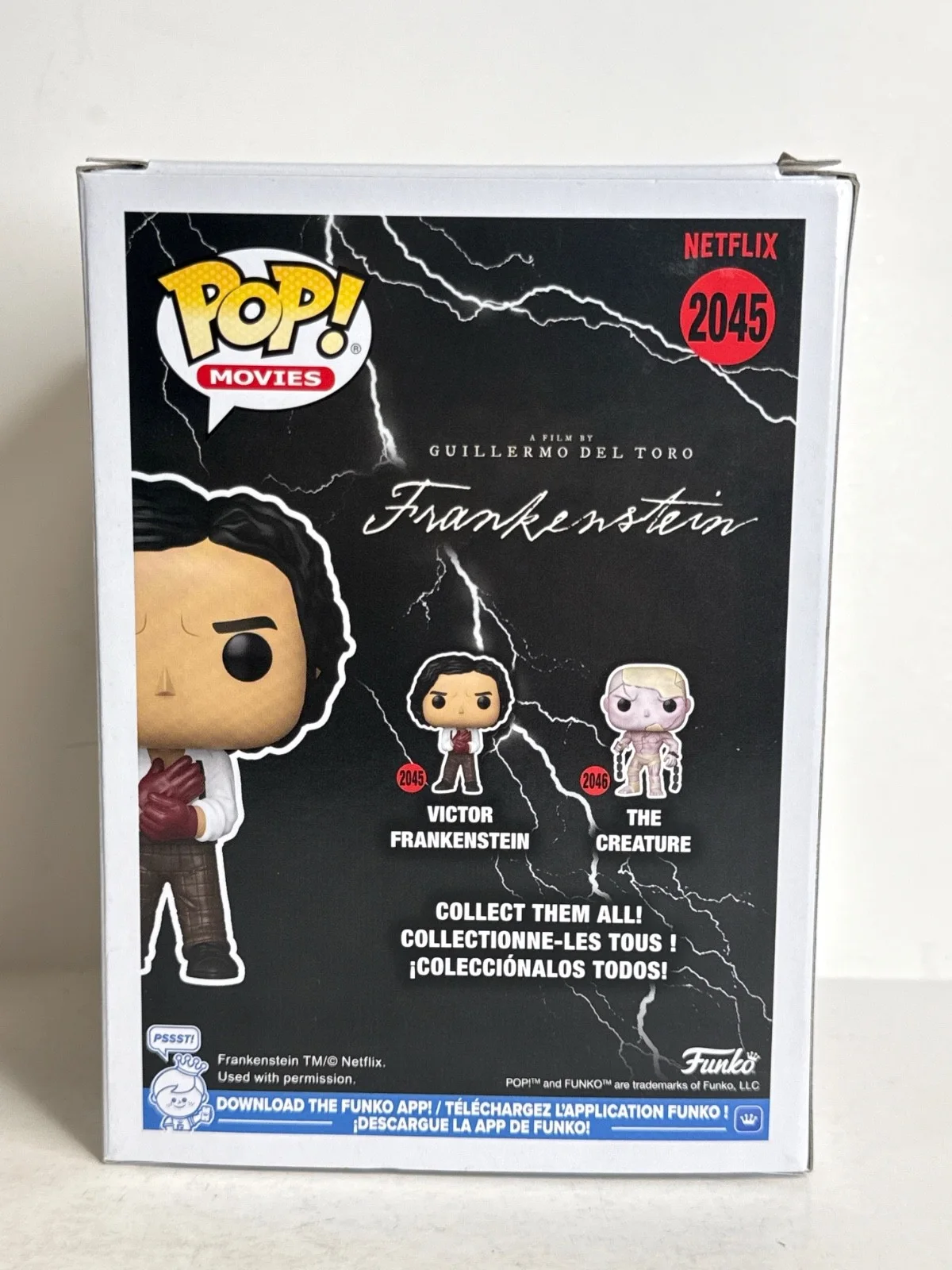 Guillermo Del Toro — Guillermo Del Toro Signed Victor Frankenstein Funko #2045 PSA AQ46493, изображение 3