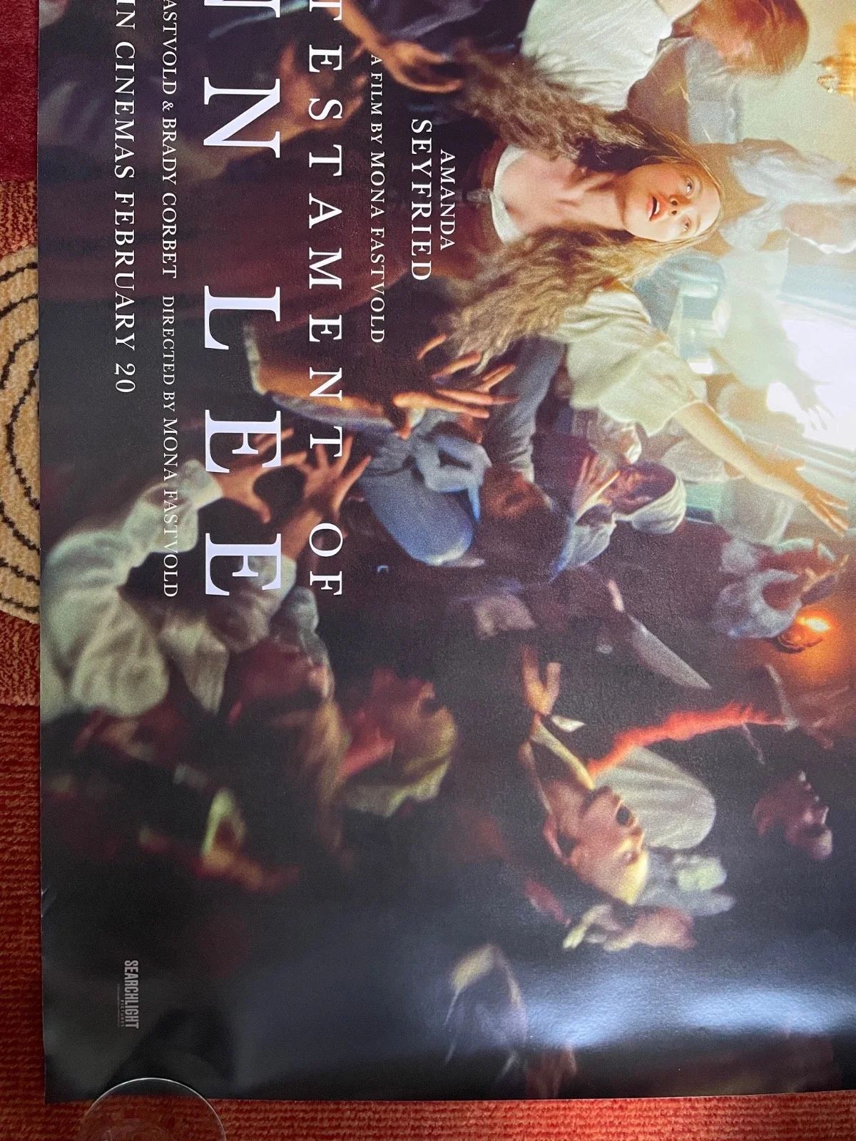 THE TESTAMENT OF ANN LEE (2025) Original UK Quad Movie Poster Amanda Seyfried, изображение 4