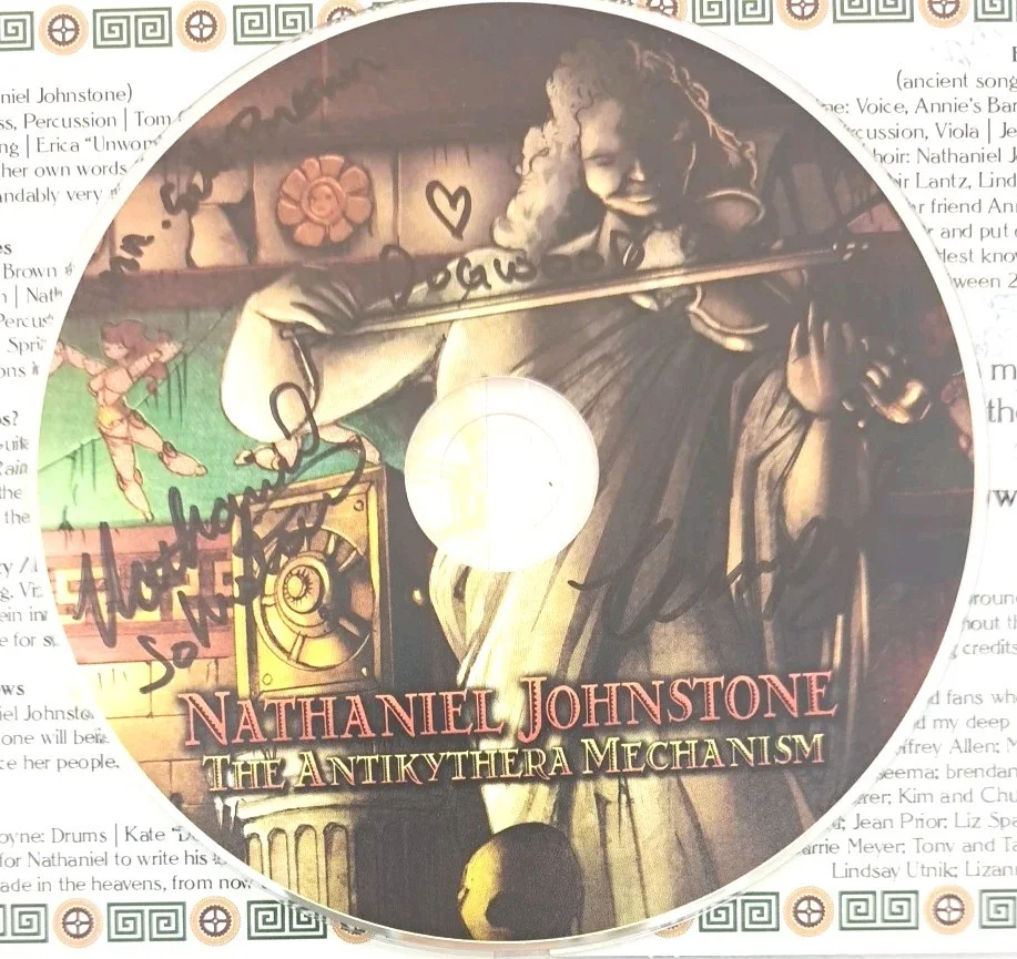 RARE Signed Album-The Antikythera Mechanism-Nathaniel Johnstone, image 4