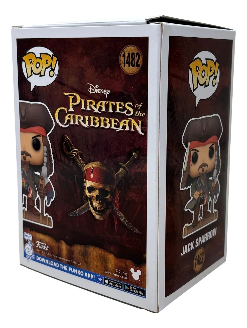 Johnny Depp — Johnny Depp Signed Pirates Of The Caribbean Funko Pop #1482 PSA/DNA, image 2