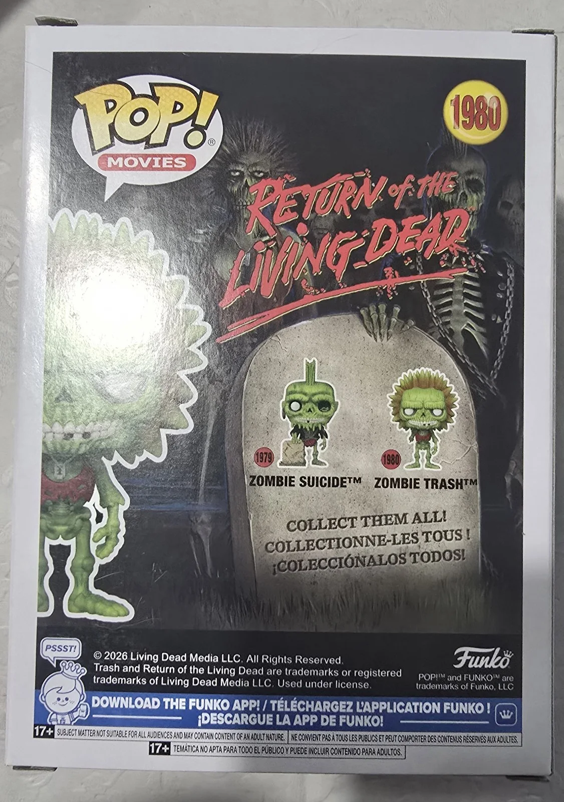 Linnea Quigley — Linnea Quiqley Return of the Living Dead Signed Funko Zombie Trash OCCM COA, изображение 3