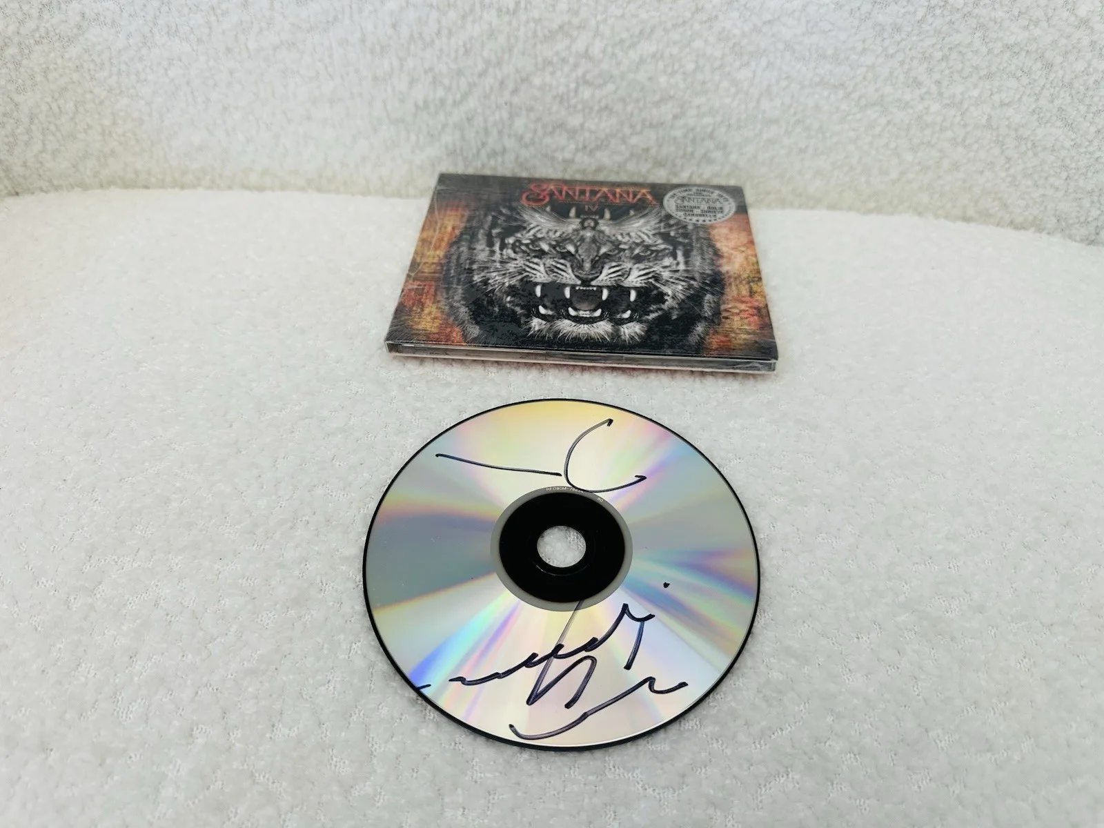NEW Santana IV Factory Sealed CD with autographed insert Signed Disc CD Included, image 2