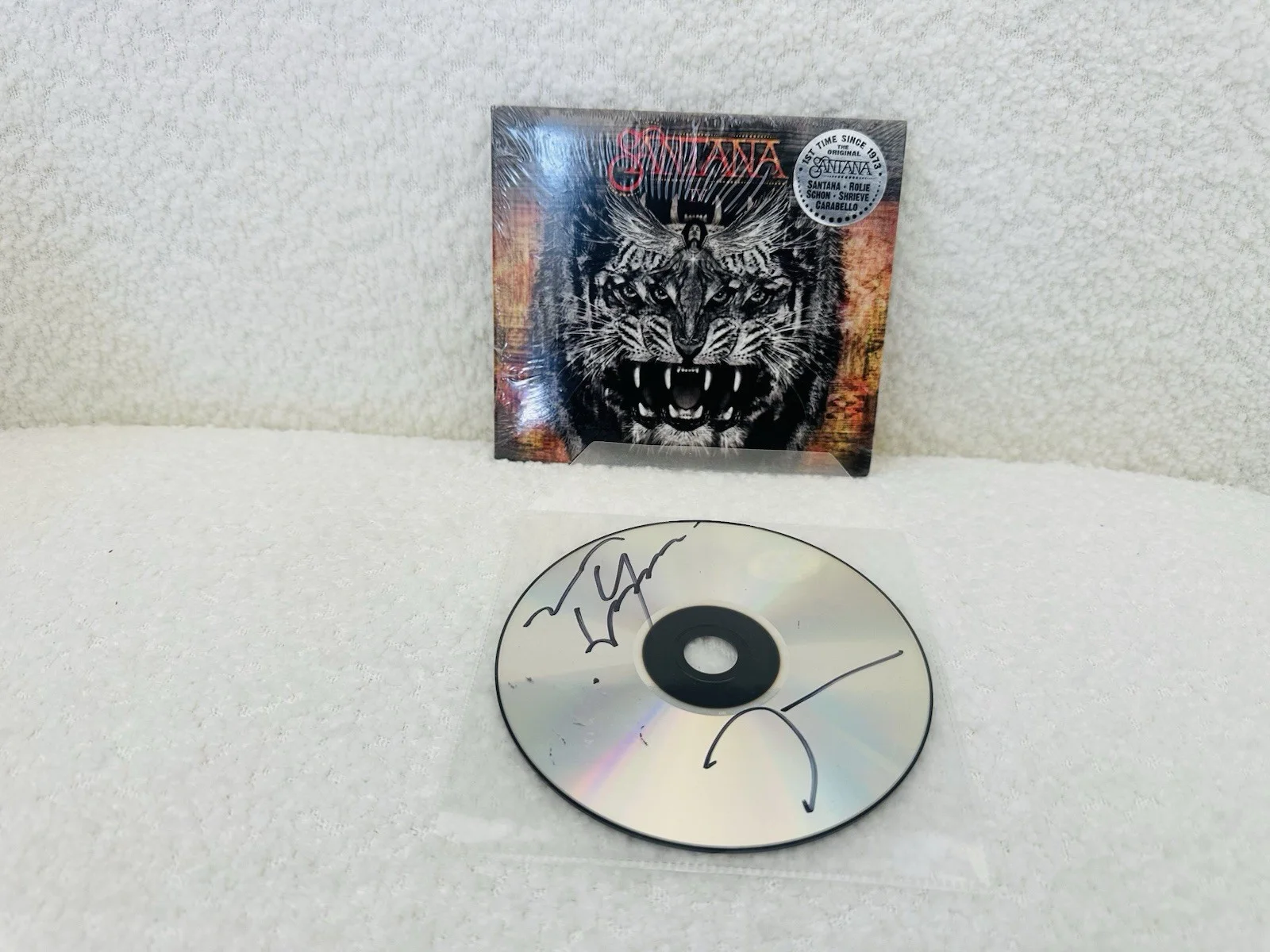 NEW Santana IV Factory Sealed CD with autographed insert Signed Disc CD Included, image 3