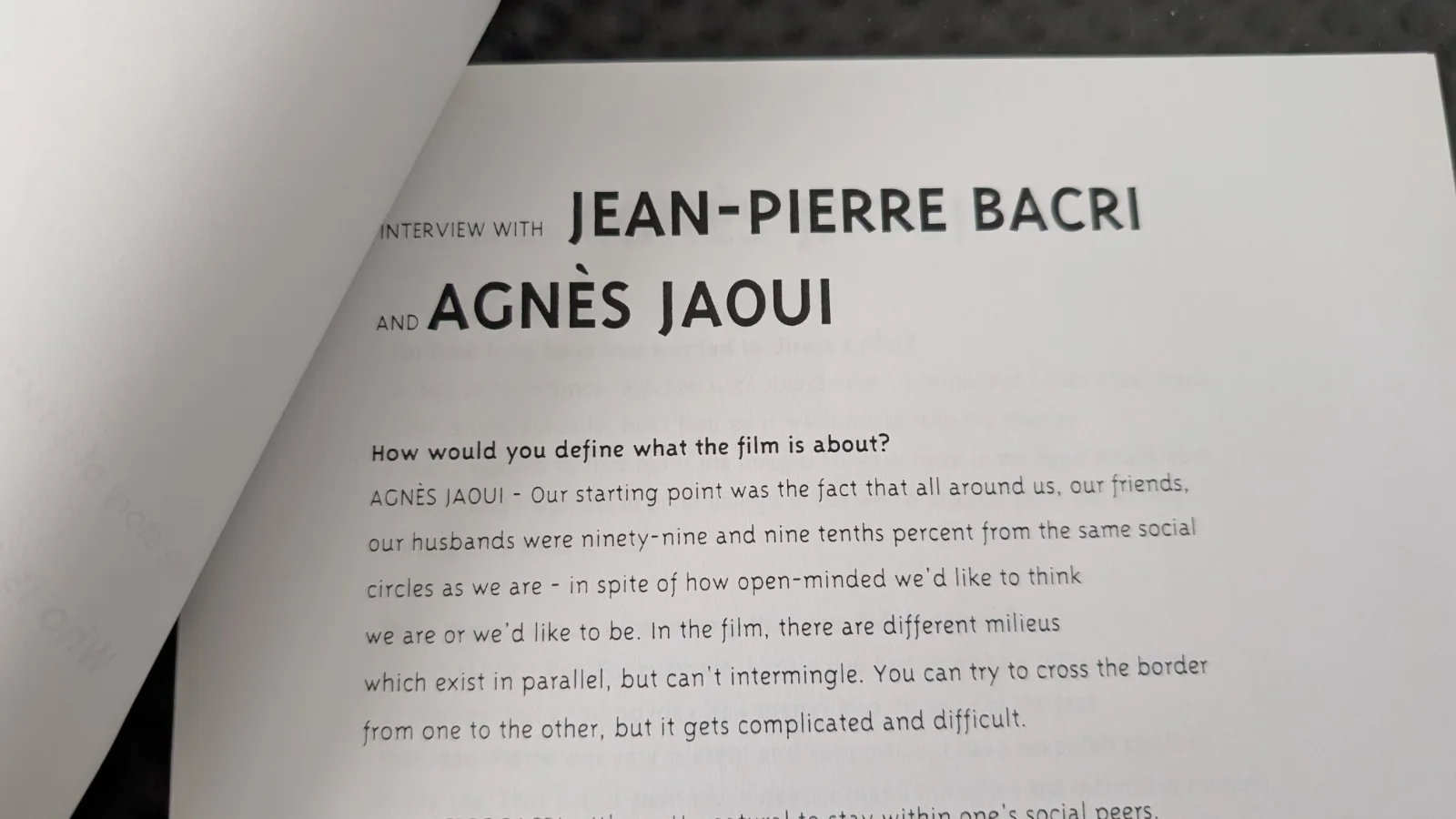 Le Gout Des Autres, 2000, Agnes Jaoui, Bacri, UK press kit, 5 transparencies, изображение 4