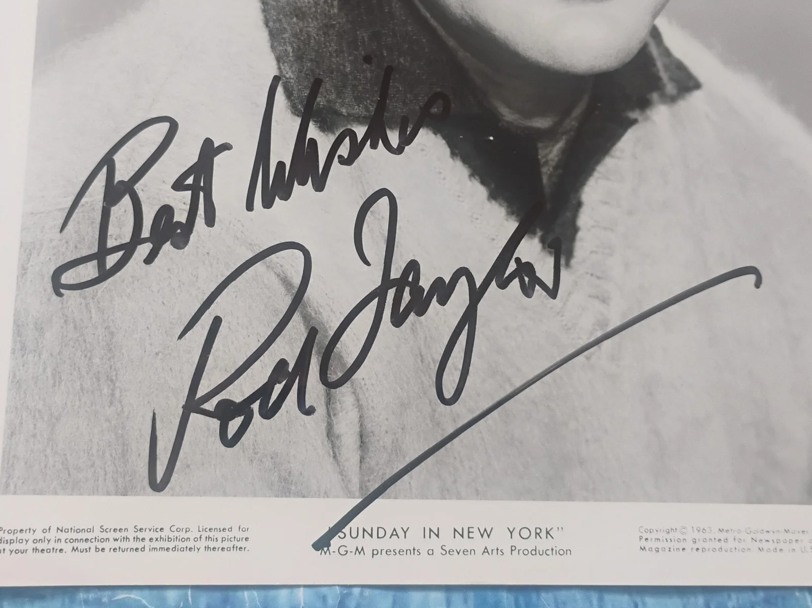 Rod Taylor Hand Signed Autograph 8x10 Photo JSA COA The Birds NO US TARIFFS, изображение 3